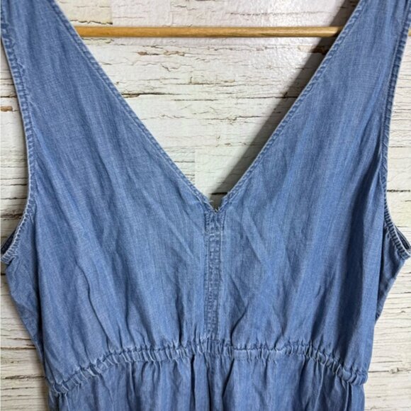 GAP Blue Denim Jumpsuit size xl - Picture 10 of 10